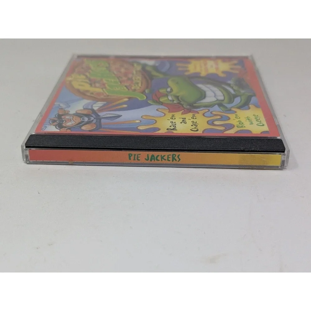 Vintage Pie Jackers Deliver It Hot PC Game Racing Cheech‎ Marin Cindy Lauper 90s